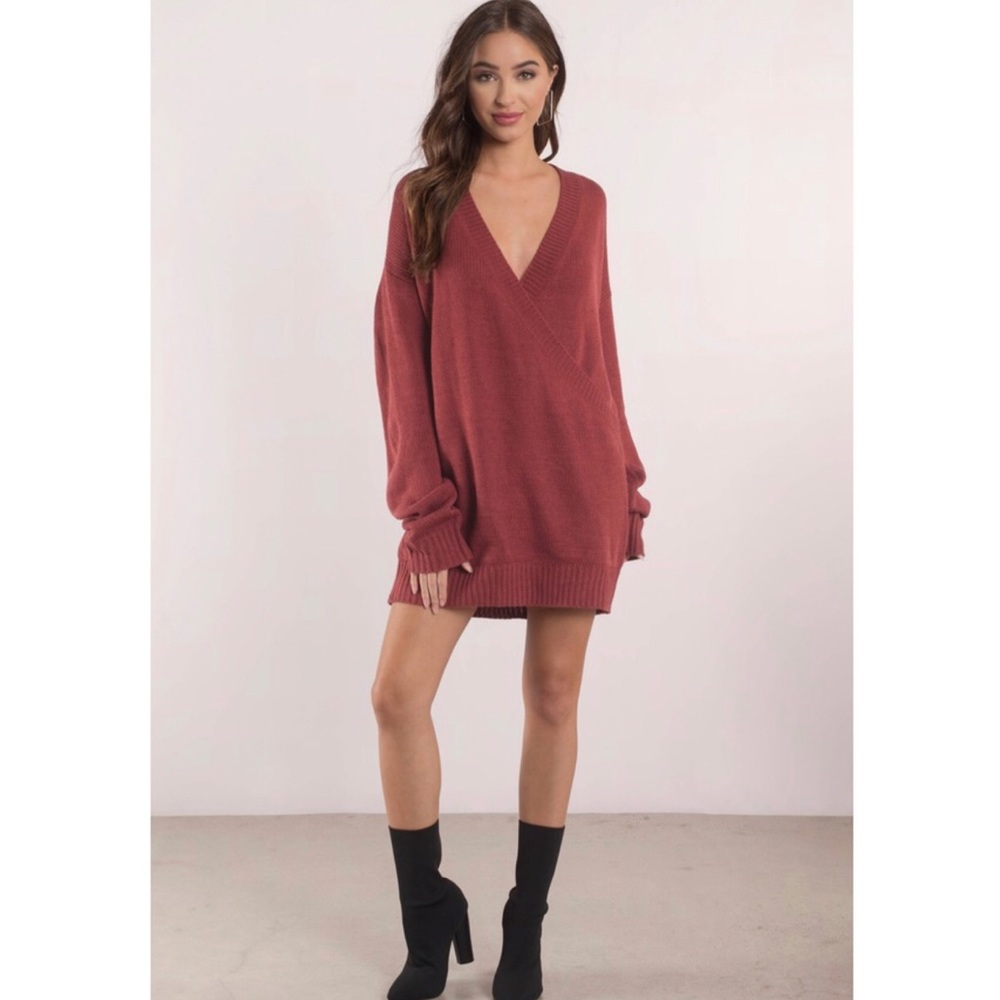 Tobi: Baby It’s Cold Outside Sweater Dress